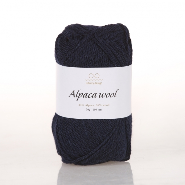 INFINITY ALPACA WOOL (5575 NAVY BLUE)