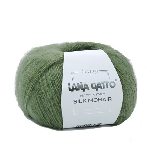 Silk Mohair Lana Gatto (9379 аспарагус)