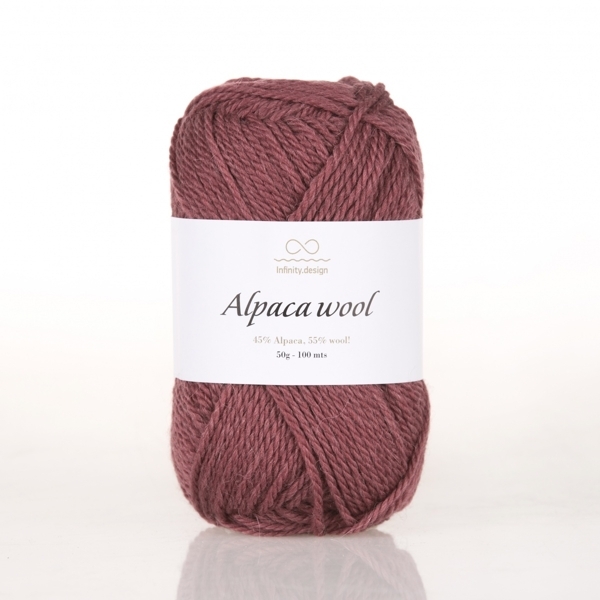 INFINITY ALPACA WOOL (4053 DARK OLD PINK)