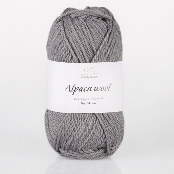 INFINITY ALPACA WOOL (1053 DARK GRAY)