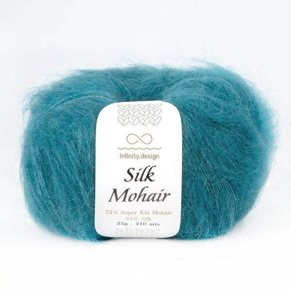 INFINITY SILK MOHAIR (6545 PETROL)