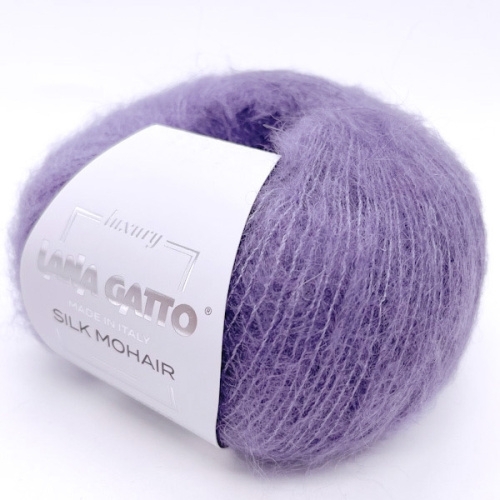 Silk Mohair Lana Gatto (9373 темно-сиреневый)