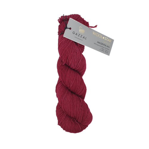 Gazzal Wool Star (пасма) (3826 magenta)