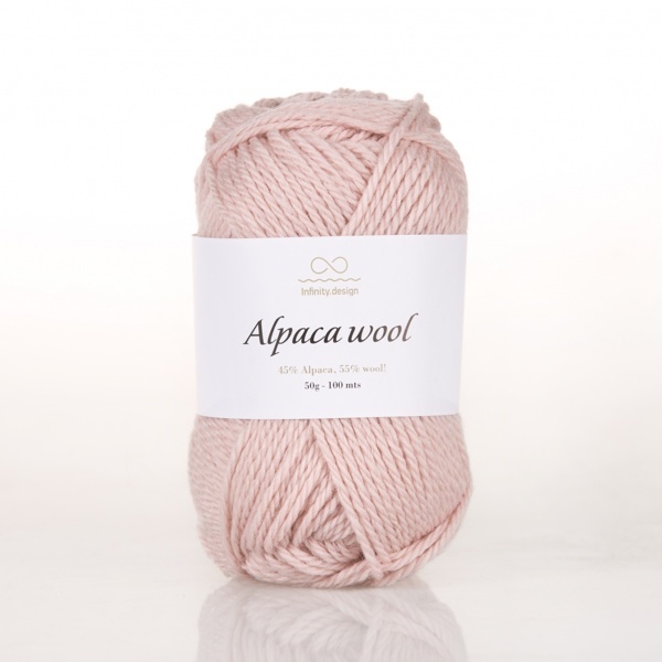 INFINITY ALPACA WOOL (3511  POWDER PINK)