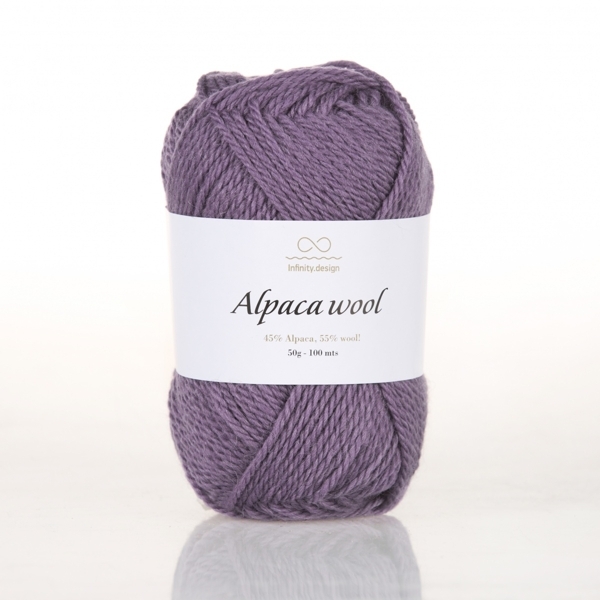 INFINITY ALPACA WOOL (5042 DUSTY PURPLE)