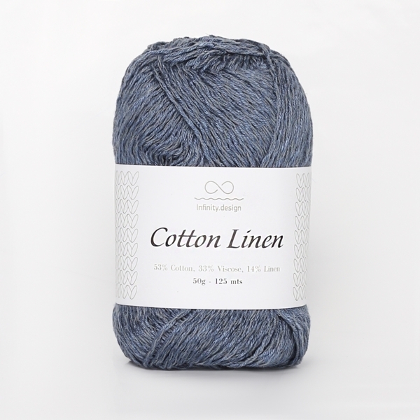 INFINITY COTTON LINEN (6061 DARK BLUE GRAY)