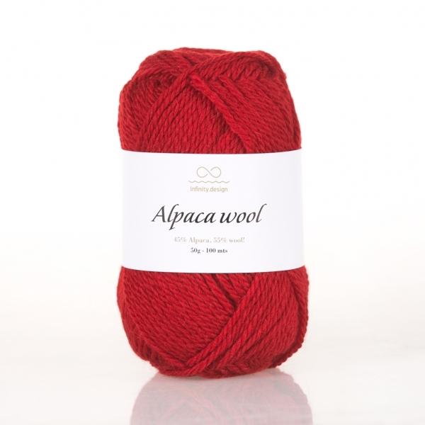 INFINITY ALPACA WOOL (4219 RED)