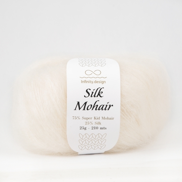 INFINITY SILK MOHAIR (1001 OPTICAL WHITE)