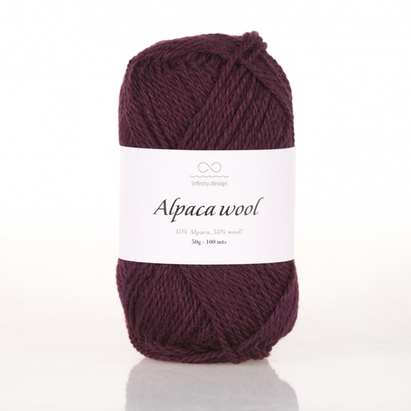 INFINITY ALPACA WOOL (4654 WINE RED)