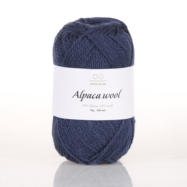 INFINITY ALPACA WOOL (6364 DARK BLUE)