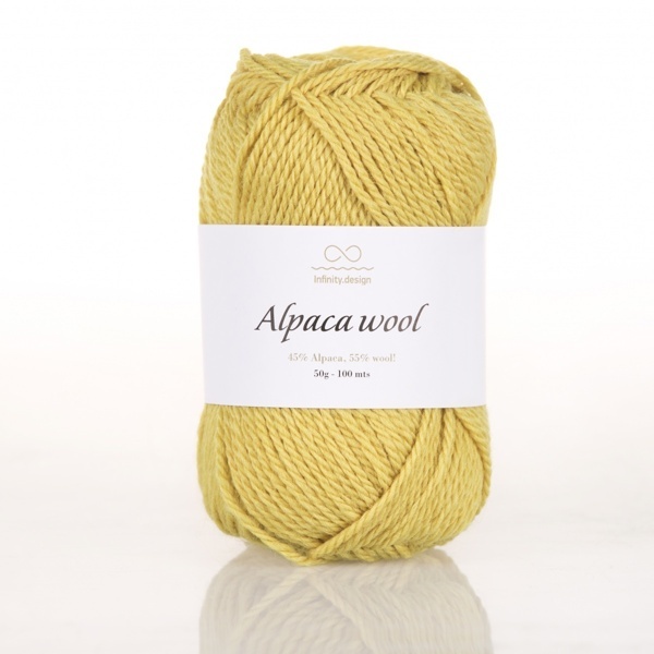 INFINITY ALPACA WOOL (2015 CORN YELLOW)